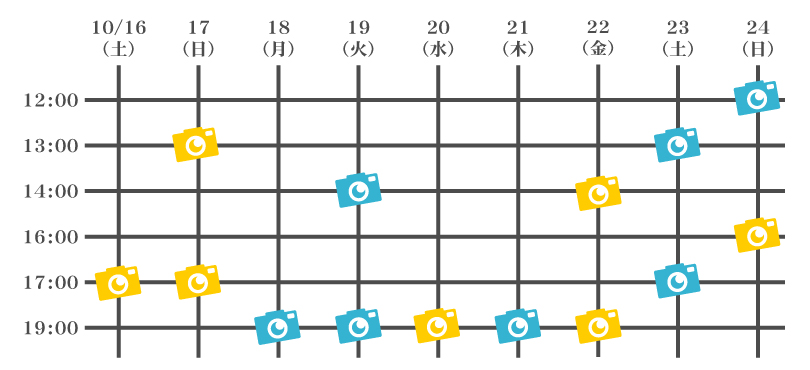 タイムスケジュール